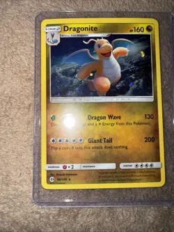 2017 Pokemon TCG Dragonite Sun & Moon 96/149 Cosmos Holo - Image 2