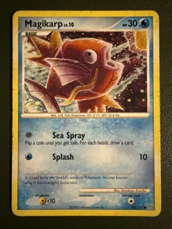 Pokemon TCG Magikarp MP LV.10 66/100 Stormfront 2008 Tomokazu Komiya Art - Image 1
