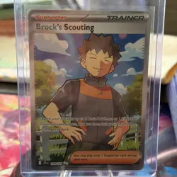 Brocks Scouting 179/159 Journey Together Ultra Rare Pokemon NM - Image 1