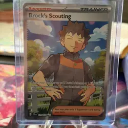 Brocks Scouting 179/159 Journey Together Ultra Rare Pokemon NM - Image 2