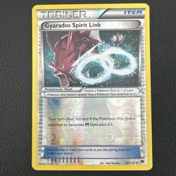 POKEMON GYARADOS SPIRIT LINK 101/122 REVERSE HOLO TRAINER BREAKPOINT LP - Image 1