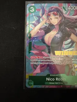 One Piece - Heroines Event Winner Nico Robin P-111 - Image 4