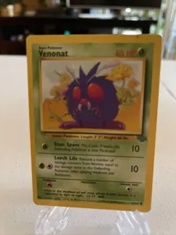 Pokemon Card 1st Edition Jungle Venonat 63/64 1999 Non Holo Common NM JLK - Image 1