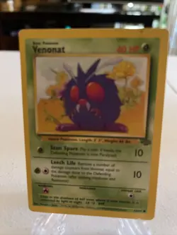 Pokemon Card 1st Edition Jungle Venonat 63/64 1999 Non Holo Common NM JLK - Image 2