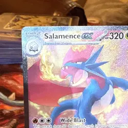 Pokemon TCG Salamence EX Journey Together Special Illustration Rare Card 187/159 - Image 5