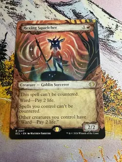 Hexing Squelcher *** Showcase *** - MTG ECL Lorwyn Eclipsed - NM/MINT R 0317 - Image 2