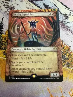 Hexing Squelcher *** Showcase *** - MTG ECL Lorwyn Eclipsed - NM/MINT R 0317 - Image 3