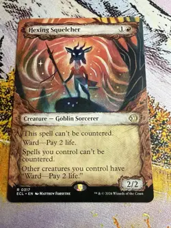 Hexing Squelcher *** Showcase *** - MTG ECL Lorwyn Eclipsed - NM/MINT R 0317 - Image 4