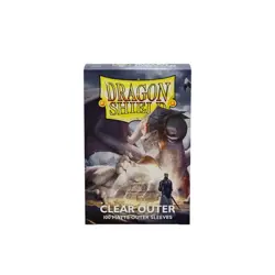 Dragon Shield Matte Clear Outer Sleeves 100ct - Standard Size - MTG Pokemon TCG - Image 1