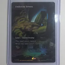 Magic: The Gathering TMNT Foil Land Lot 2026 - Undercity Sewers, Dragonskull Su… - Image 1
