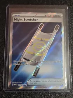 Pokemon Night Stretcher Trainer-Item Ultra Rare Holo Me01 Mega Evolution 173/132 - Image 3