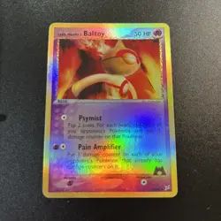 Team Magma's Baltoy 32/95 EX Team Magma Vs Team Aqua Reverse Holo Pokemon - Image 1