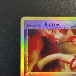 Team Magma's Baltoy 32/95 EX Team Magma Vs Team Aqua Reverse Holo Pokemon - Image 2