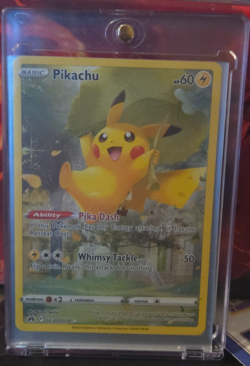 2023 Pokemon Crown Zenith Pikachu GG30/GG70 Galarian Gallery Full Art NM Pack Fr - Image 1