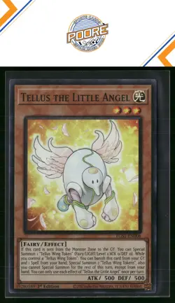 Yugioh Egyptian God Deck: Slifer Sky Dragon Tellus the Little Angel #EGS1-EN006 - Image 1