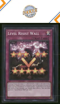 Yugioh Egyptian God Deck: Obelisk the Tormentor Level Resist Wall #EGO1-EN005 - Image 1