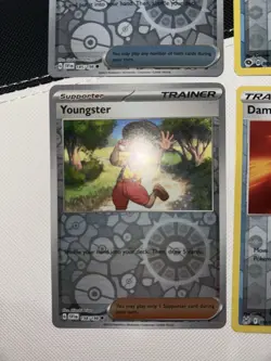 Pokemon Cards Reverse Holo 5 Lot Trainers Poke Ball Potion Fairy Charm Youngster - Image 4