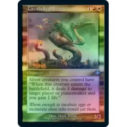 FOIL LAVABELLY SLIVER (RETRO FRAME) X4 Modern Horizons Magic MTG MINT CARD - Image 1