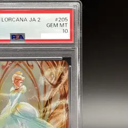 PSA 10 Lorcana Card Rise Of The Floodborn 205/204 Cinderella Enchanted Japanese - Image 3