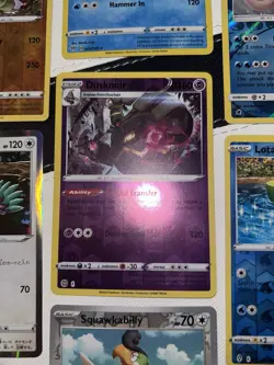 Pokemon TCG Rare Holo Foil Lot 7 Cards Tyranitar Dracovish Mamoswine Dusknoir - Image 5