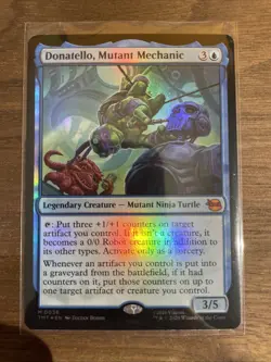 Magic the Gathering MTG - Turtles TMNT Donatello, Mutant Mechanic FOIL MYTHIC 36 - Image 1