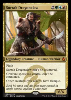 1 x Surrak Dragonclaw - Khans of Tarkir - Light Play - MTG - Image 1