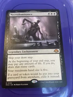 WotC MAGIC the Gathering MODERN HORIZONS 3 unplayed mint mythic NECRODOMINANCE - Image 1