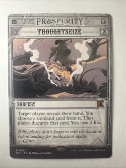 Thoughtseize Outlaws of Thunder Junction: Breaking News Regular - Image 1