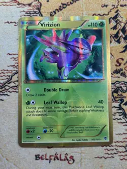 Pokemon - Virizion (Secret) - 103/101 - Plasma Blast - Secret Rare - NM - Image 1