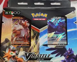 Pokemon TCG: V Battle Deck: Lycanroc vs. Corviknight (290-80957) - Image 1
