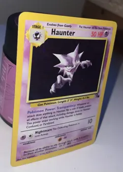 Pokemon TCG Haunter 6/62 Holo Rare Unlimited WOTC 1999 Fossil Set HP - Image 4