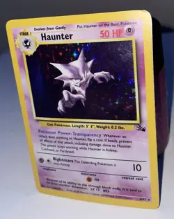 Pokemon TCG Haunter 6/62 Holo Rare Unlimited WOTC 1999 Fossil Set HP - Image 5