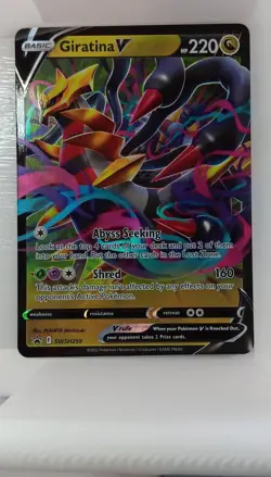 Giratina V SWSH259 Sword & Shield Promo Full Art Holo 220 HP Basic Pokemon TCG - Image 1