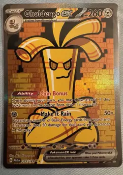 Gholdengo ex 252/182 Special Illustration Rare Paradox Rift Pokemon - PQ - Image 1
