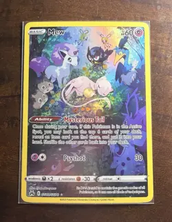 Pokemon Mew GG10/GG70 Crown Zenith Galarian Gallery Ultra Rare Holo TCG - Image 1