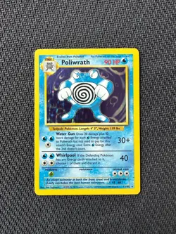 Pokemon Poliwrath 013/102 Base Set Holo Unlimited - Image 1