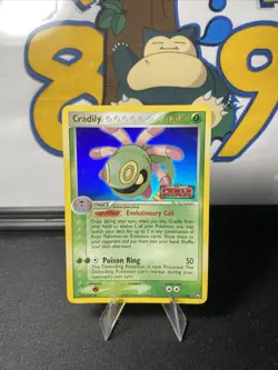 Pokemon TCG Cradily 7/108 Power Keepers Reverse Holo Rare Stamped - Image 4