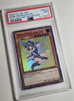 2020 YU-GI-OH! Dark Magician Girl LART-EN019 PSA 9 - Image 2