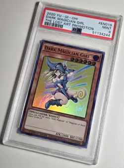 2020 YU-GI-OH! Dark Magician Girl LART-EN019 PSA 9 - Image 3