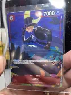 GEM MINT ONE PIECE 2024 SABO OP05-007 ALT ART PRB-01, Bandai, Rare TCG Card - Image 3