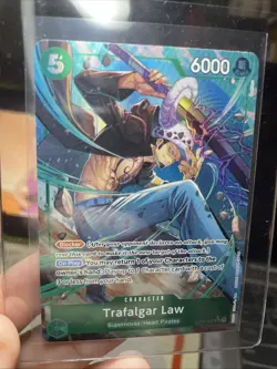 Trafalgar Law OP01-047 SR Alt Art The Best PRB-01 One Piece TCG Card NM/M CCG - Image 1