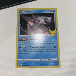 Pokemon Palkia Holo Rare 25th Anniversary Celebrations 004/025 English TCG Card1 - Image 1