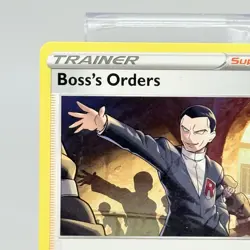 Boss's Orders 154/192 Rebel Clash Pokemon TCG Card Non Holo Giovanni NM - Image 2