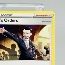 Boss's Orders 154/192 Rebel Clash Pokemon TCG Card Non Holo Giovanni NM - Image 3