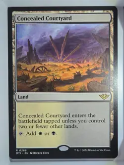 Concealed Courtyard - R268 - MTG - Outlaws of Thunder Junction (OTJ) - Image 1