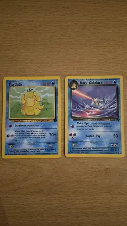 Pokemon TCG Team Rocket Bundle Dark Golduck and Psyduck - Image 1
