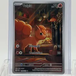 Pokemon TCG Mega Evolution Vulpix #138/132 Illustration Rare NM - Image 1