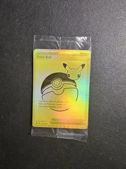 Carte Pokemon Poke Ball Gold SWSH146 25 Ans Celebration FR Scelle Pliee - Image 1