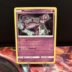 Pokemon TCG Unbroken Bonds 75/214 - Mewtwo - Non-Holo Rare - NM - Image 1