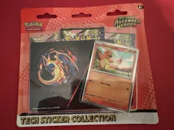 Pokemon Mega Evolution ASCENDED HEROES Tech Sticker Collection Charmander 3-pack - Image 1